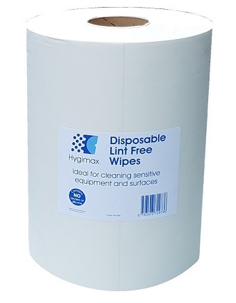 HYGIMAX  Premium Lint Free Wiping Roll 400 Sheet 30x38cm